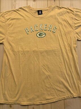 Vintage Y2K Green Bay Packers NFL Team Apparel Football Sports T-Shirt 2XL